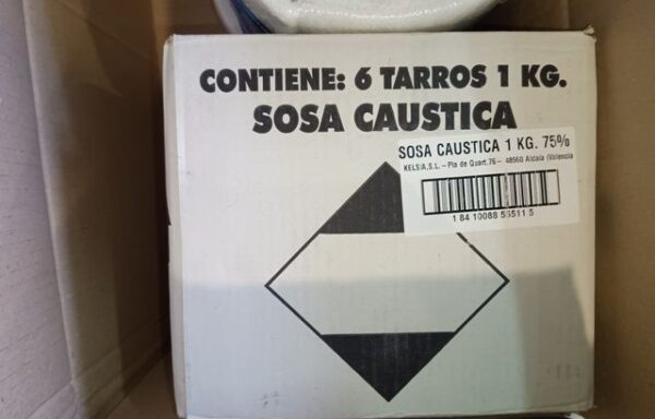 0,50 € Sosa Cáustica 1Kg Kelsia 75%