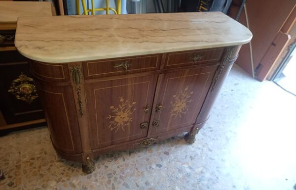 60 € Cómoda antigua mármol y madera