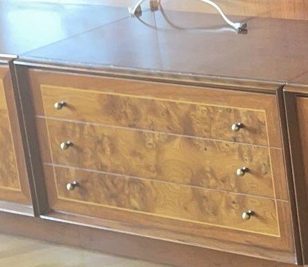 17 € Mueble de madera con cajones sin trasera