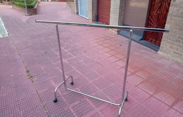 9 € Burro Cuelga Ropa Metálico Plata