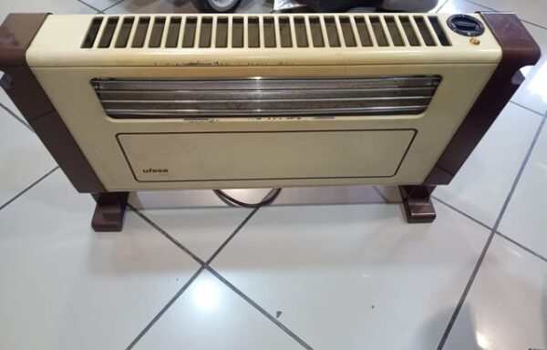 5 € Estufa Eléctrica Ufesa Beige y Marrón