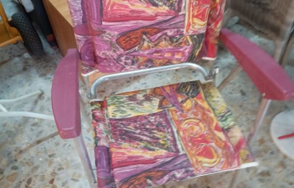 4 € Silla Plegable Exterior Multicolor